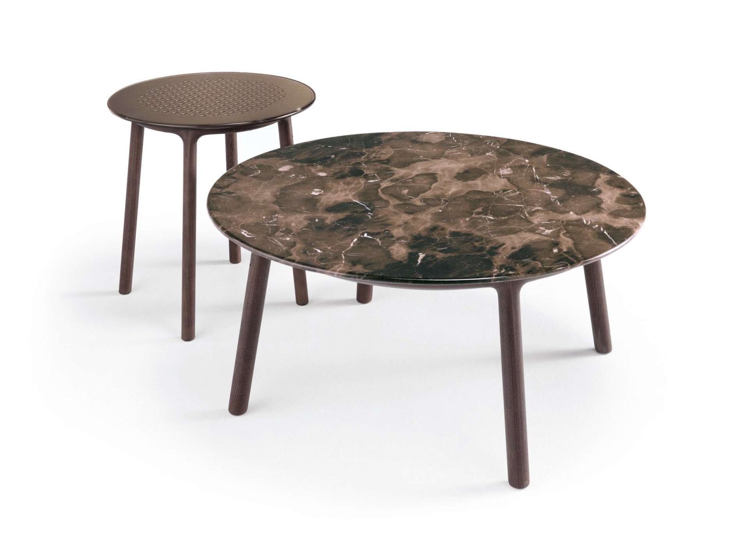 Cannage, the fused glass coffee table