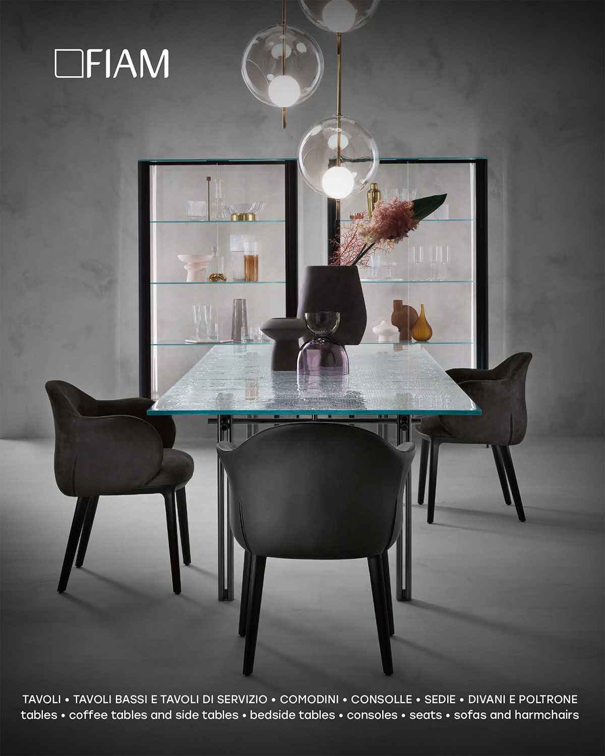 All the catalogues of FIAM Italia glass furniture